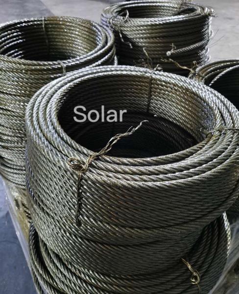 Quality Marine Galvanized Hoist 8x37+IWR 8x37+FC Carbon Steel Wire Rope for sale