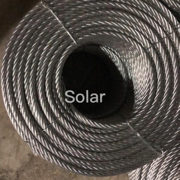 Quality Flexible High Tension 8x19S+IWR 8x19S+FC Steel Wire Rope for sale