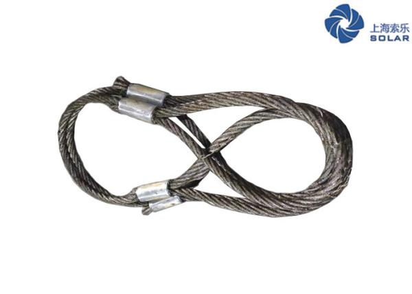 Quality Mechanically Spliced 1-1/4" Wire Rope Sling With Soft Eye for sale