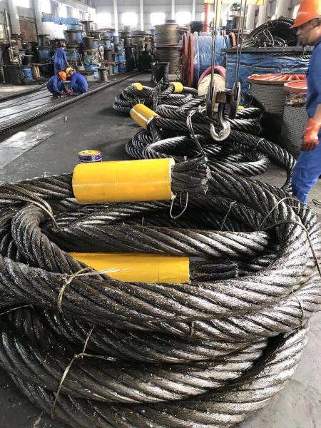 Quality Mechanically Spliced 1-1/4" Wire Rope Sling With Soft Eye for sale