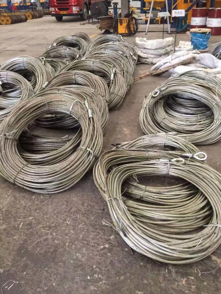 Quality 18x7+FC Galvanized Hoisting Non Rotating Wire Rope Sling For Crane for sale