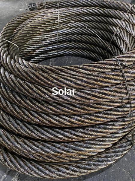 Quality Mine Lifting 40WxK7 26mm Galvanized Steel Wire Rope for sale