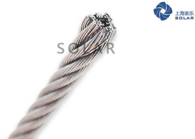 China la base de la fibra de 6X37 FC el 1/2” 13m m galvanizó la cuerda de alambre de acero en venta