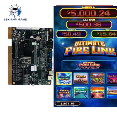 China Fire Link Power 2 LED Online Bill Acceptor Cabinet Game 2 in 1 Board Video Casino Gambling Slot board Kits For Sale for sale