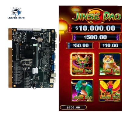 China Jinse Dao 4 in 1 Jackpot Game Slot Machine Software Game Kit Accessories Video Casino Board for sale