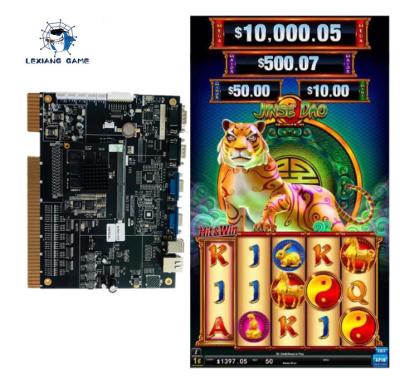 China Jinse Dao 4 in 1 Tiger 43 Inch Vertical Screen Slot Game Machine Casino Gambling Pcb Board Machine for sale