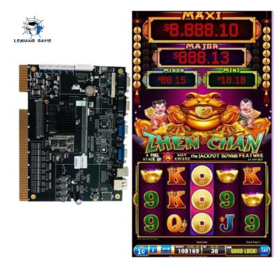 China Red Envelope 4 in 1 Zhen Chan Casino Game Pcb Slot Game Board Jackpot Game Machine Board For Gambling Amusement Park for sale