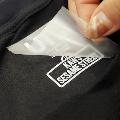 China Quick sample and eco-friendly high quality iron on heat transfer label with your own LOGO COLOR heat transfer printing for sale