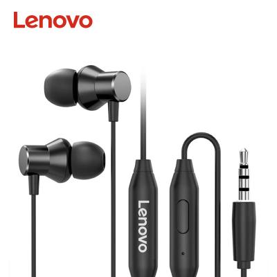 China Lenovo HF130 Wired In Ear Earphones Tangle Free Type C Wired Earphones for sale