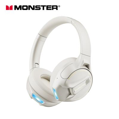 Chine Monster XKH03 Over Ear Headphones Écouteurs sans fil de jeu pliables blancs à vendre