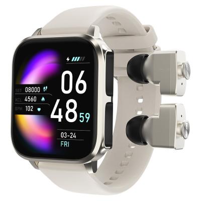 China Reloj Bluetooth 5,0 HS22 del tacto de la pantalla del Smart Watch del ODM 2 In1 Tws con los auriculares de botón en venta