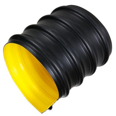 China SN16 HDPE Corrugated Pipe DN300 HDPE Waste Pipe For Irrigation for sale