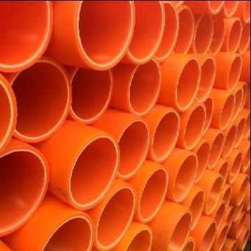 China Orange MPP Underground Electrical Ducting DN20mm Deep Buried for sale
