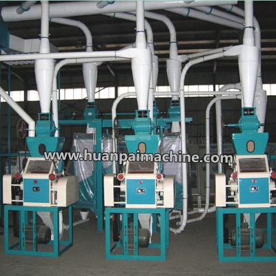 China 10-200TPD maize mill for sale in malawi / flour making machine / roller flour mill for sale