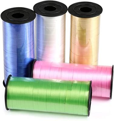 China 100Y Polypropylene Rose Gold Curling Ribbon Gift Wrapping Plastic Ribbons for sale