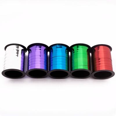 China Balloon Decoration Personalized Ribbon Rolls 10m Metallic Curling for sale