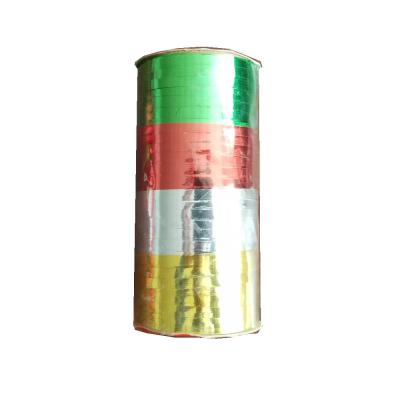 China Gift Decoration Metallic Gift Ribbon Roll 5m Polypropylene Ribbon Spool for sale