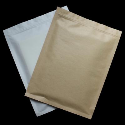 China Compostable Organisms Biodegradable Envases PLA Kraft Paper Vacuum Bag for sale