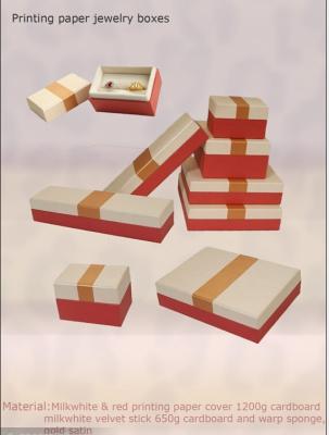 China jewelry pacakging box with paper material for sale