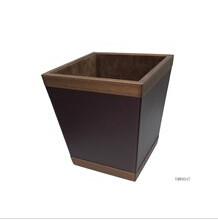 China Leather Waste Bin for sale