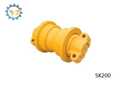 China Single Flange Bottom Track Rollers For SK200 KOBELCO Excavator for sale