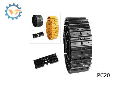 China PC20 Komatsu Track Link Assy Black Colour Construction Machinery Components for sale