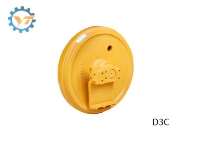 China Professional Front Idler Assembly High Bearing Area D3C Bulldozer Components for sale