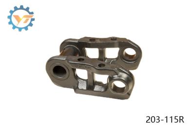 China 203-L/203-115R Excavator Track Chain Black Color With Heat Treatment HRC 40-55 for sale