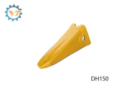 Chine Pièces de rechange jaunes résistantes de déplacement de terres de dent de seau de la couleur DH150 à vendre