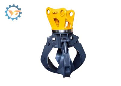 China Q345B Alloy Steel Mini Excavator Buckets Hydraulic Orange Peel Grab for sale