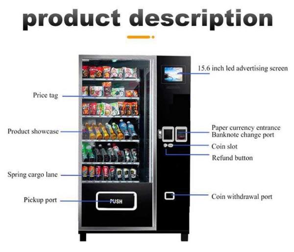 Quality Metal SDK Combo Vending Machine 220V/50Hz Indoor Power 40-450W for sale