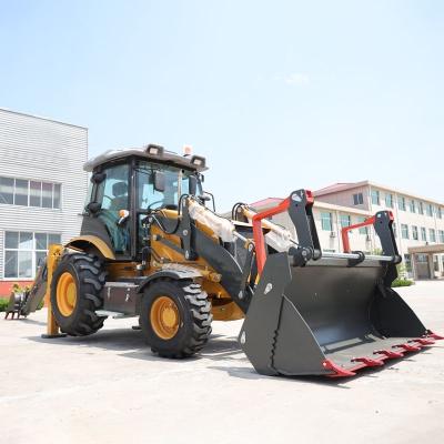 China Tractor diesel cargador retroexcavadora 1.2 toneladas Agricultura máquina de tractor 0.1cbm cubo en venta