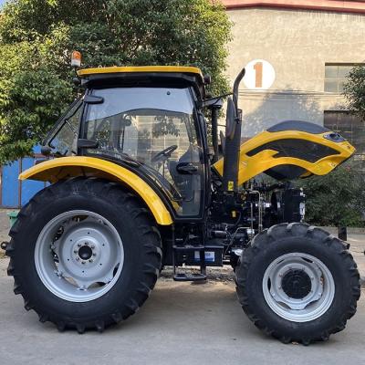 China New 2024 Gear Drive Farm Tractor 110HP 120HP Wheel Tractor With Gearbox for sale