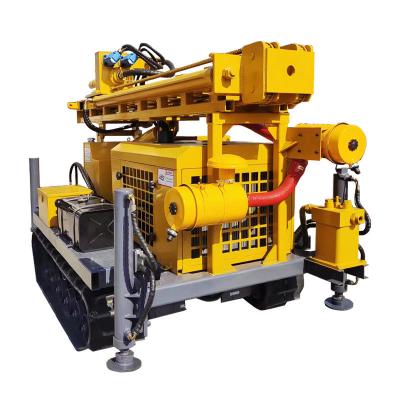 China Flexible Deep Bore Hole Well Drilling Rig Rotary Drilling Machine 500m Max Depth for sale