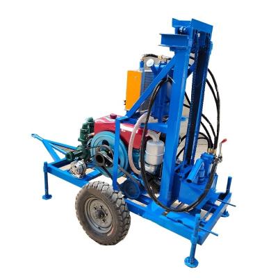 China Top Drive Small Drill Rig Machine Hydraulic Water Drilling 150m Depth Disel Engine for sale