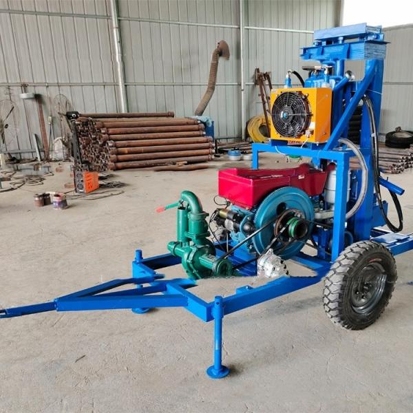 Quality Top Drive Small Drill Rig Machine Hydraulic Water Drilling 150m Depth Disel for sale