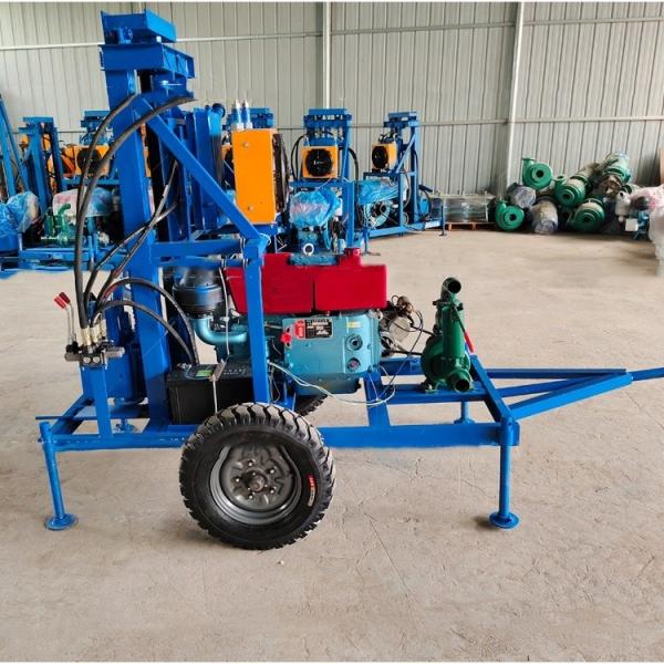 Quality Top Drive Small Drill Rig Machine Hydraulic Water Drilling 150m Depth Disel for sale