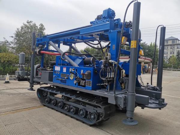 Quality Efficiency 200m Depth Water Well Drilling Rig 76/89/102mm Drilling Rod Diameter for sale