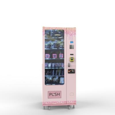China Máquina de venda automática de produtos de beleza multifuncional 150W Output Cash Pagamento por cartão de crédito à venda