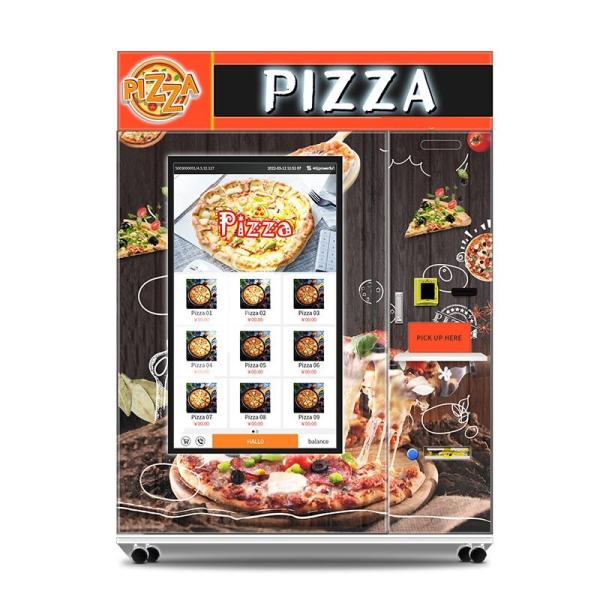 Quality Automated SDK Pizza Vending Machine Metal Plate Construction 4000W Power for sale