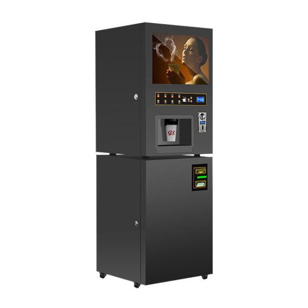 Quality 1600w Coffee Vending Machine 5l With 4 Canister Powder Capacity for sale