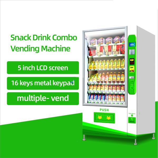 Quality Commercial Usage Coin Bill Credit Card Vending Machine 30W SDK Functions for sale