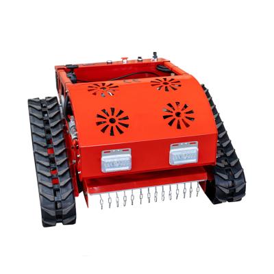 China Affordable Remote Control Crawler Lawn Mower 550mm Cutting ISO CE Certified for sale
