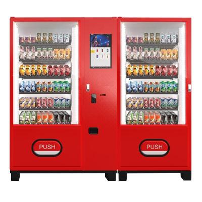 China Customized 19 Inch Touch Screen Food and Drink Vending Machines for sale