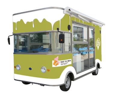 China Mobile Snack Bread Foodtrucks Electric Cart Ice Cream Food Trailer With Battery for sale