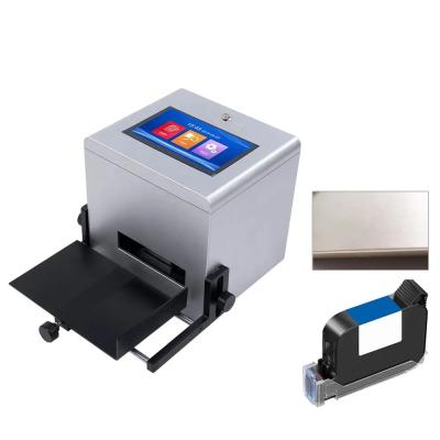 China Max 600DPI TIJ Inkjet Printer QR Code ICONS Automatically Count Variable Data On for sale