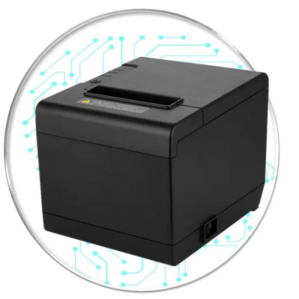 Quality 80mm Thermal Receipt Printer USB Lan Serial POS Receipt Printer With Auto Cutter for sale