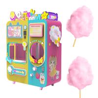 Quality Commercial Coin Vending Machines Fully Automatically Making Cotton Candy for sale