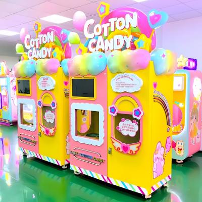 Quality Commercial Coin Vending Machines Fully Automatically Making Cotton Candy for sale