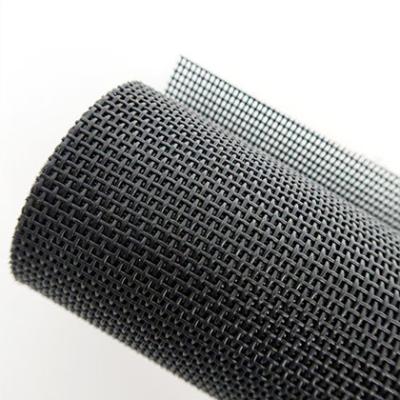 China Black PVC Coated Polyester Pet Resistant Mesh Screen 360g 15×10 Mesh for sale